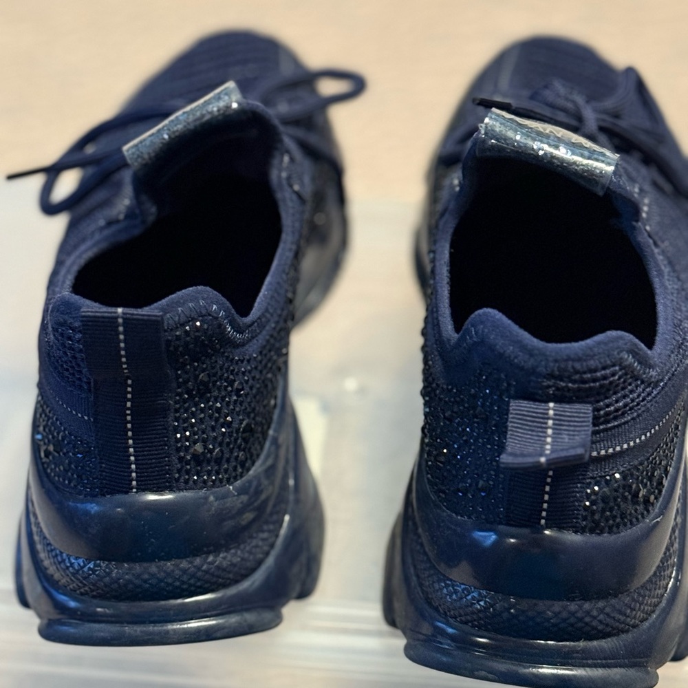 Navy Blue Athletic Sneakers - Picture 2 of 2